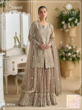 Sana by Sayuri - A New Hue of Opulence | Semi-Stitched Palazzo Suit 5819-A